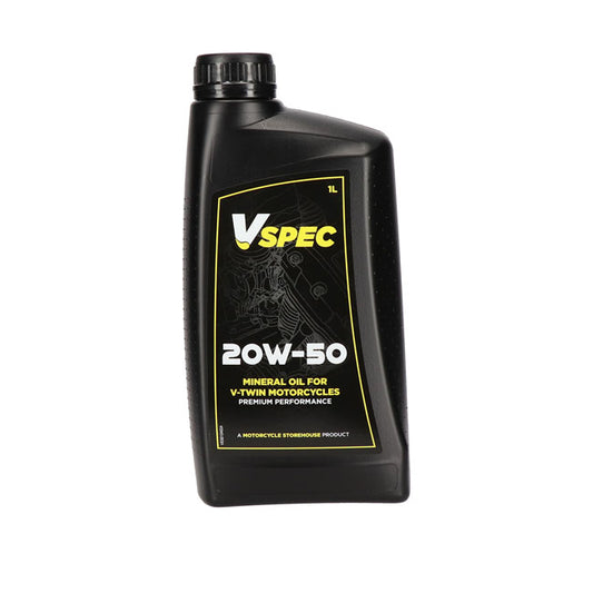 VSPEC 20W50 MINERAL ENGINE OIL 84-23 B.T. 86-22 XL/XR