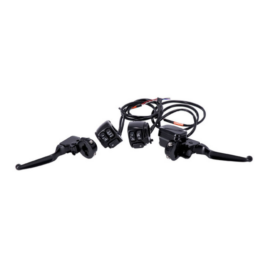 HD HANDLEBAR CONTROL, SWITCH & WIRING KIT. CAN-BUS 11-23 Softail; 12-17 Dyna; 14-22 XL Sportster