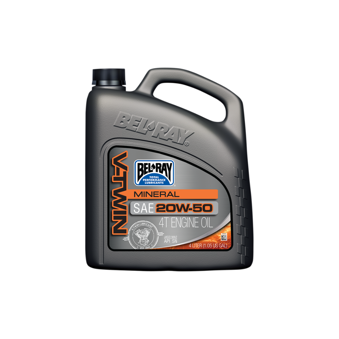 BEL-RAY V-TWIN SAE 20W50 MINERAL ENGINE OIL